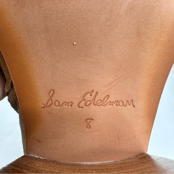 Sam Edelman Simona Suede Block Heel Booties - Picture 12 of 14